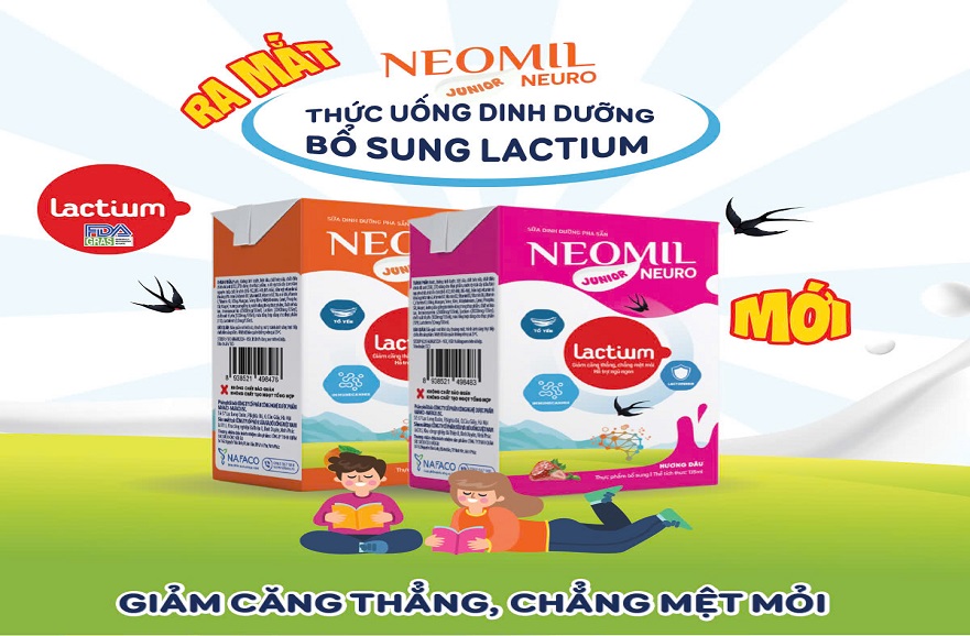 Ra mắt Thức uống bổ sung Lactium Neomil Neuro Junior - Đột phá mới trong chăm sóc sức khỏe trí não cho trẻ